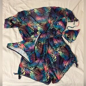 SHEIN three piece swim set.